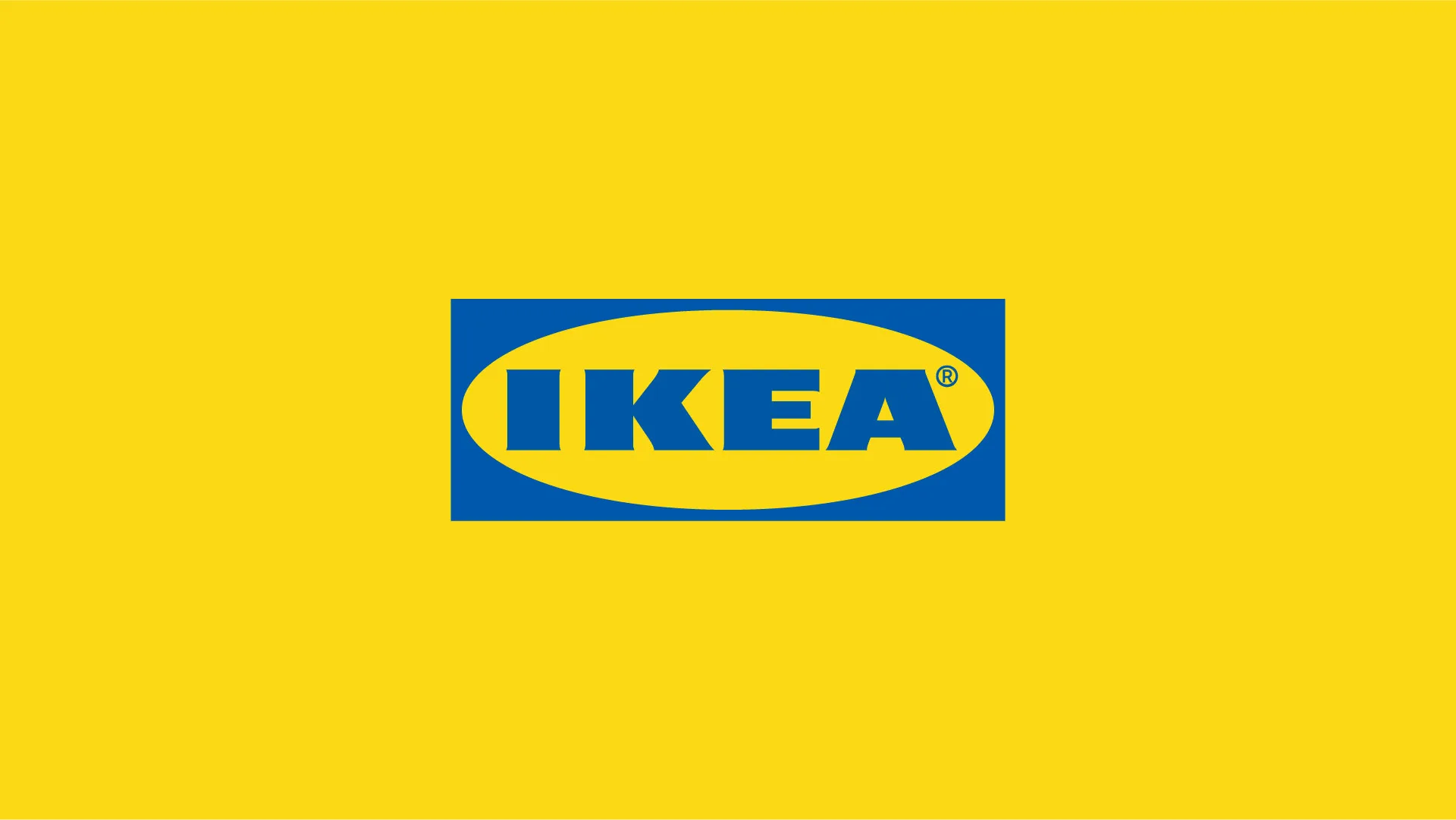 IKEA — IKEA logo on a yellow background