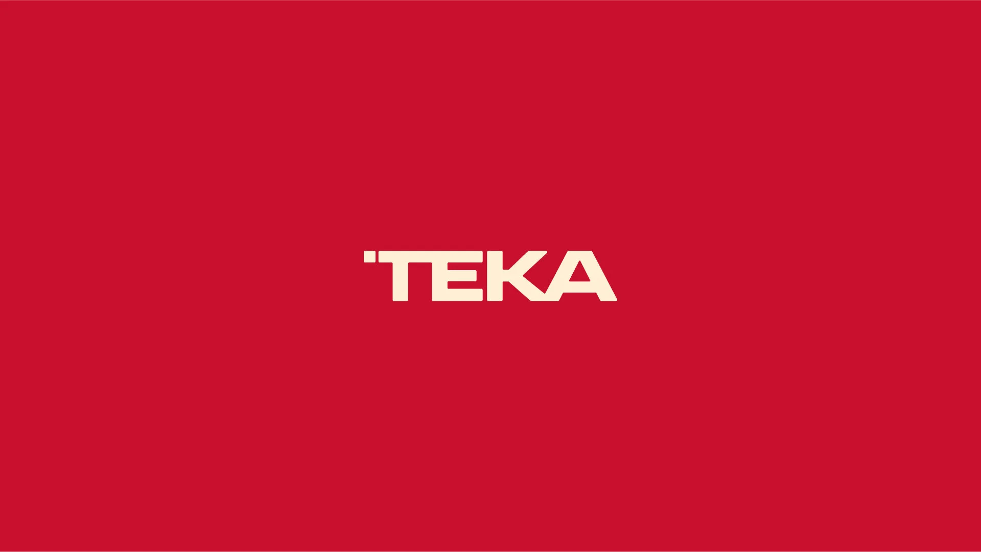 Teka — white TEKA logo on a red background