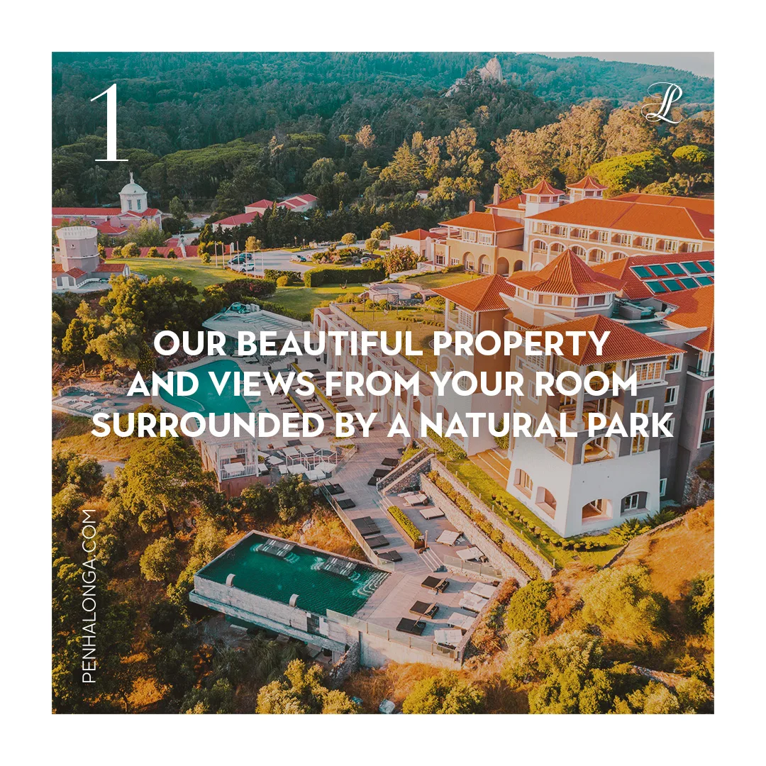 Penha Longa Resort — Instagram post 1, aerial view of the resort and grounds