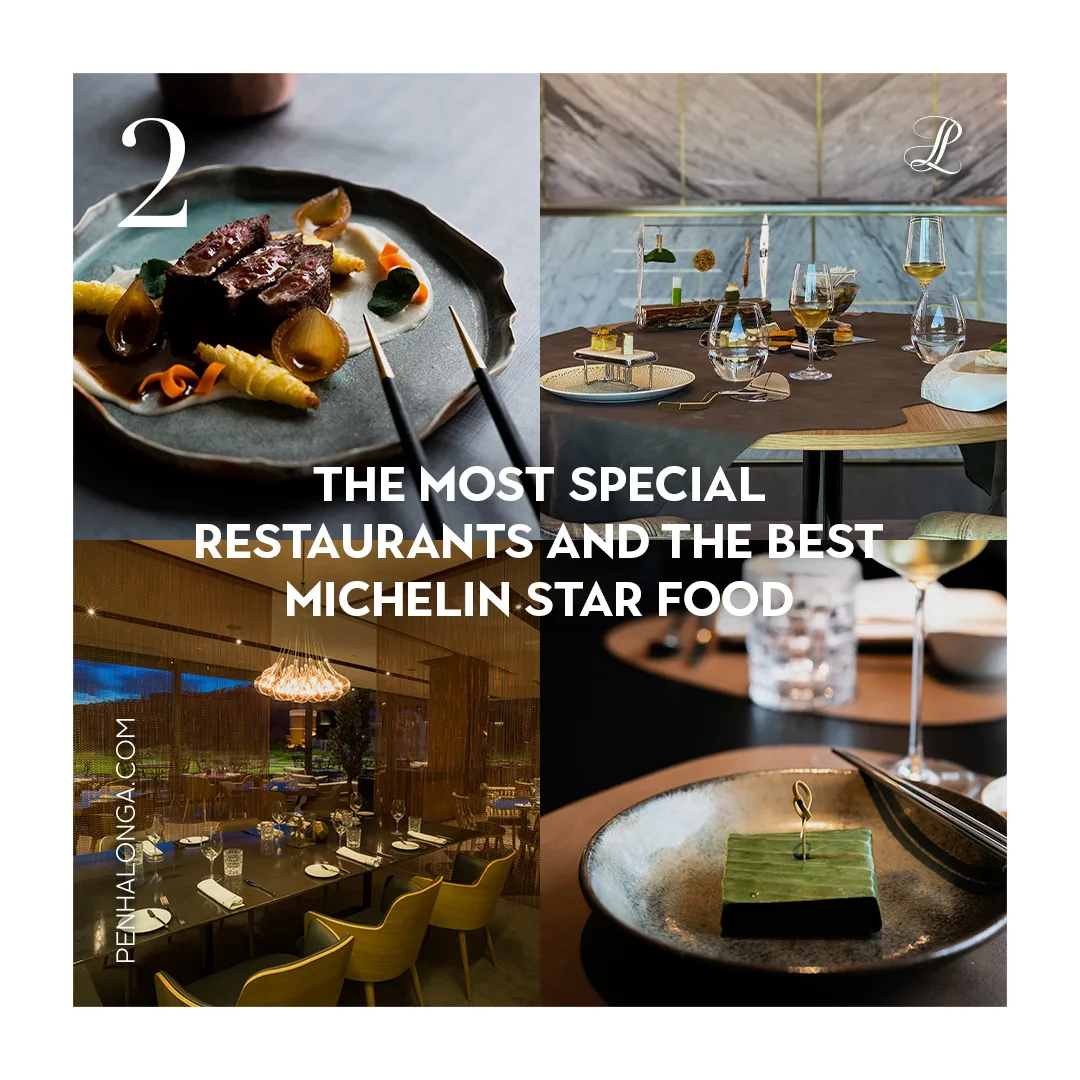 Penha Longa Resort — Instagram post 2, collage of fine dining dishes and restaurant interiors